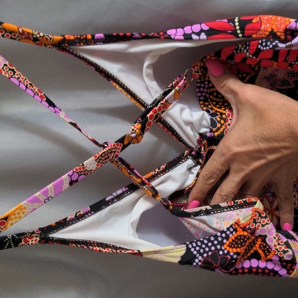 Women's Multicolor Swim Lightly Padded Top 20 - Picture 8 of 8